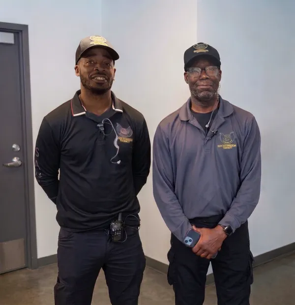 Jermaine Thomas, manager and Tim Little, Director of Operations