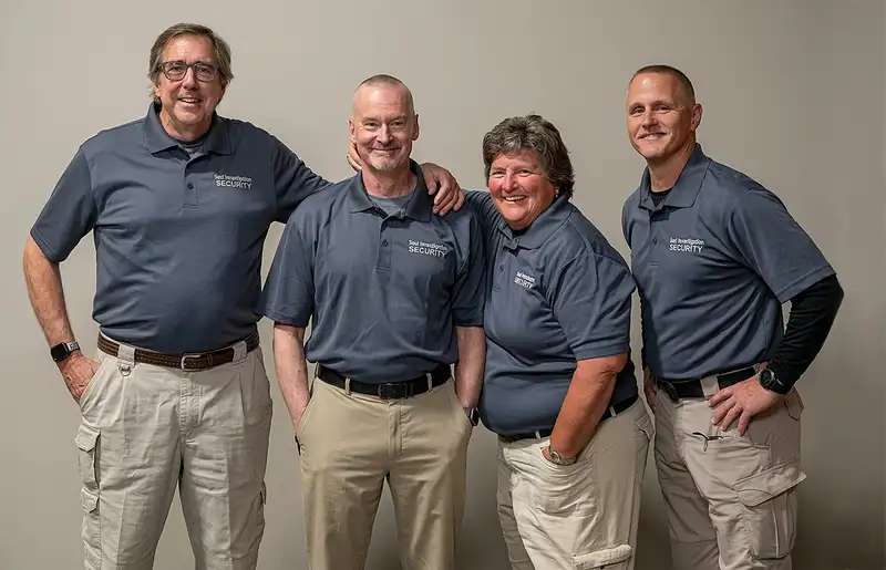 Saul with Security Guard team